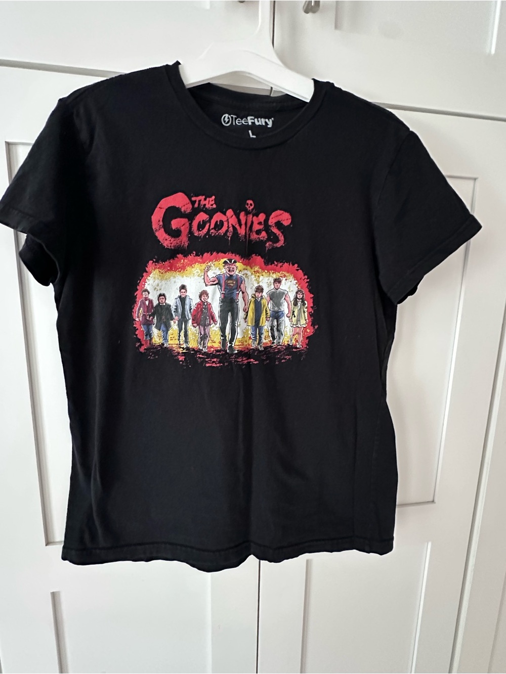 Kids' The Goonies Black Graphic Tee L
